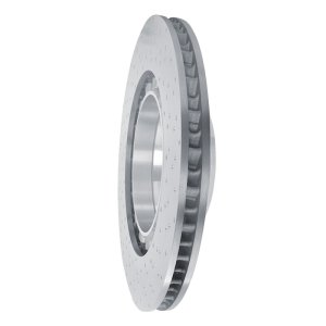 Porsche 911 Brake Rotor (1) - Rear - R1 Concepts - Drilled Carbon Alloy GeoMET - `15-`17